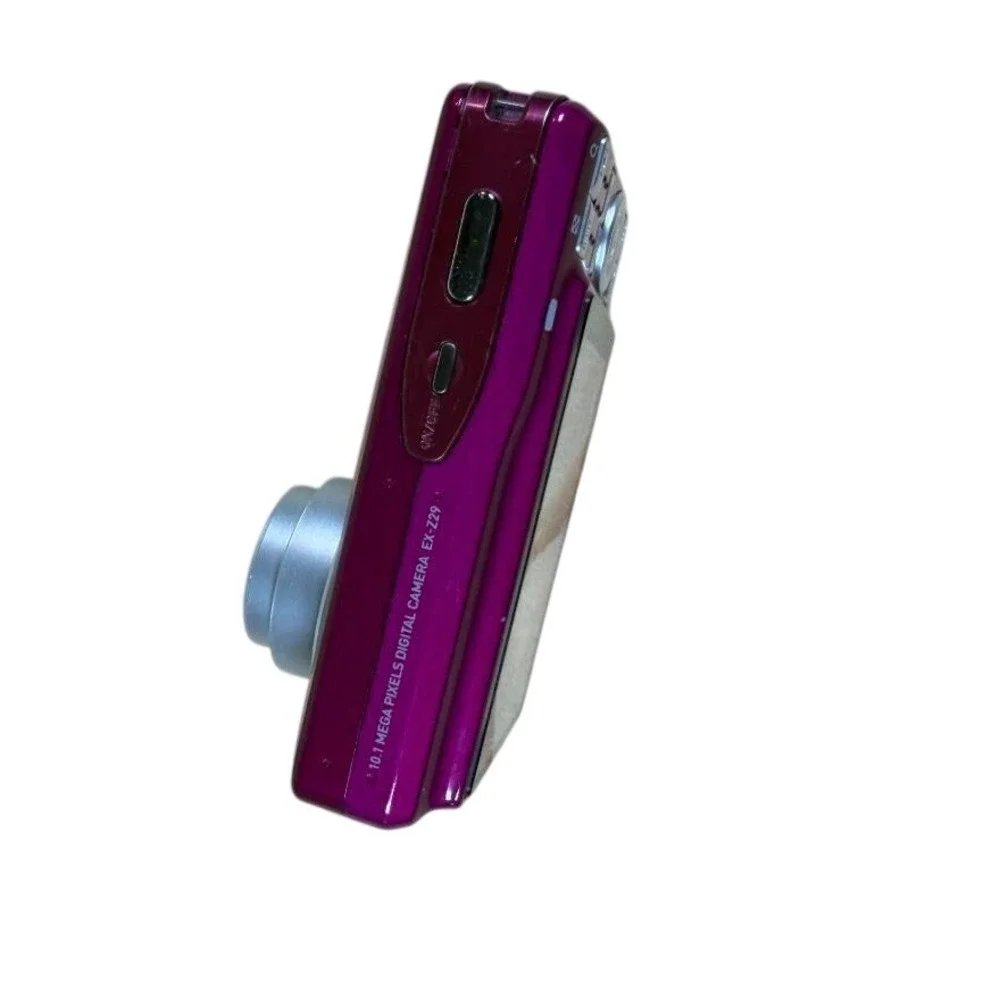 Casio Exilim EX-Z29 Digital Camera Red 10.1MP 3x Optical Zoom Compact Tested